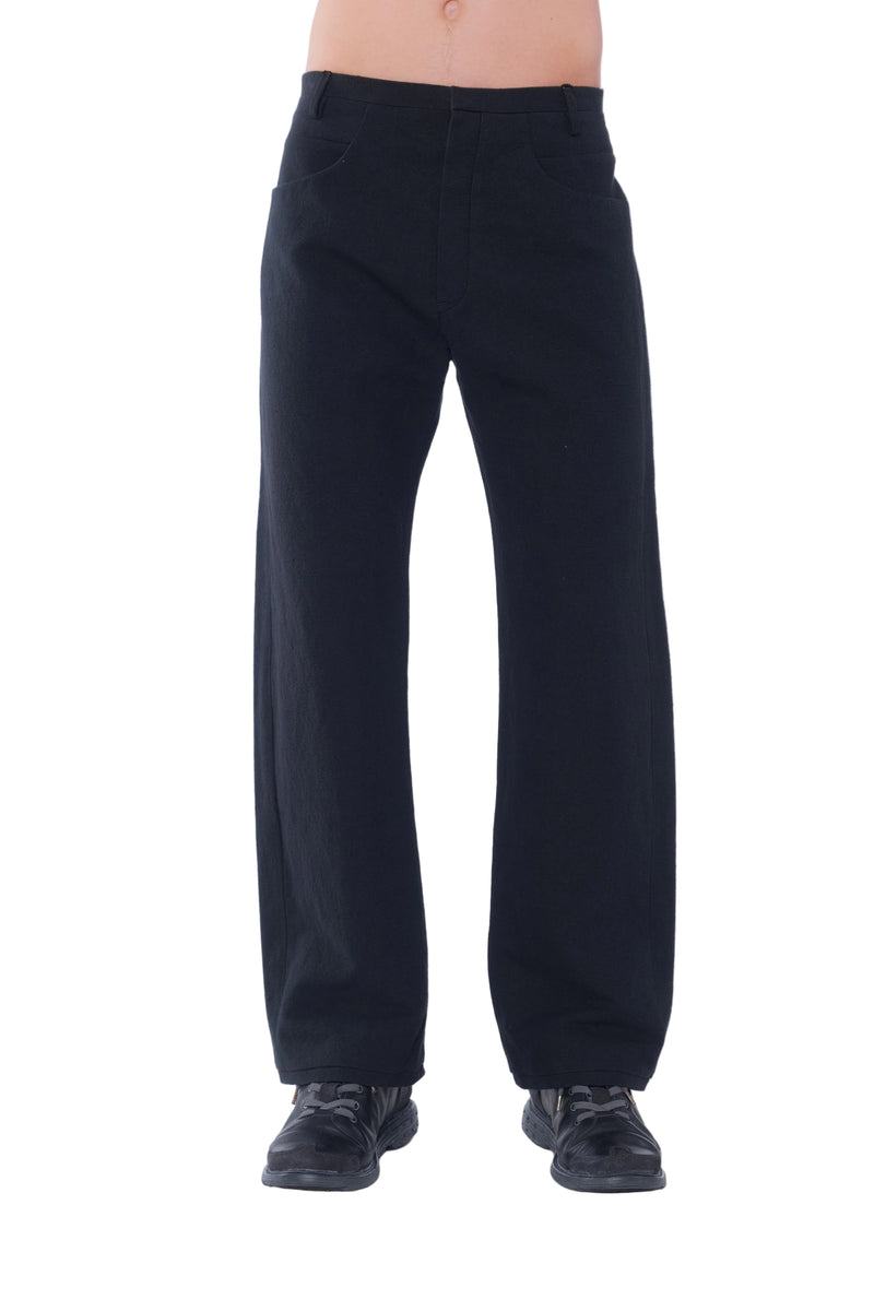 Yoke Pocket Wide Jeans