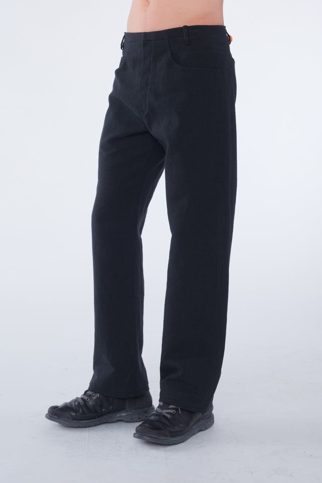 Yoke Pocket Wide Jeans