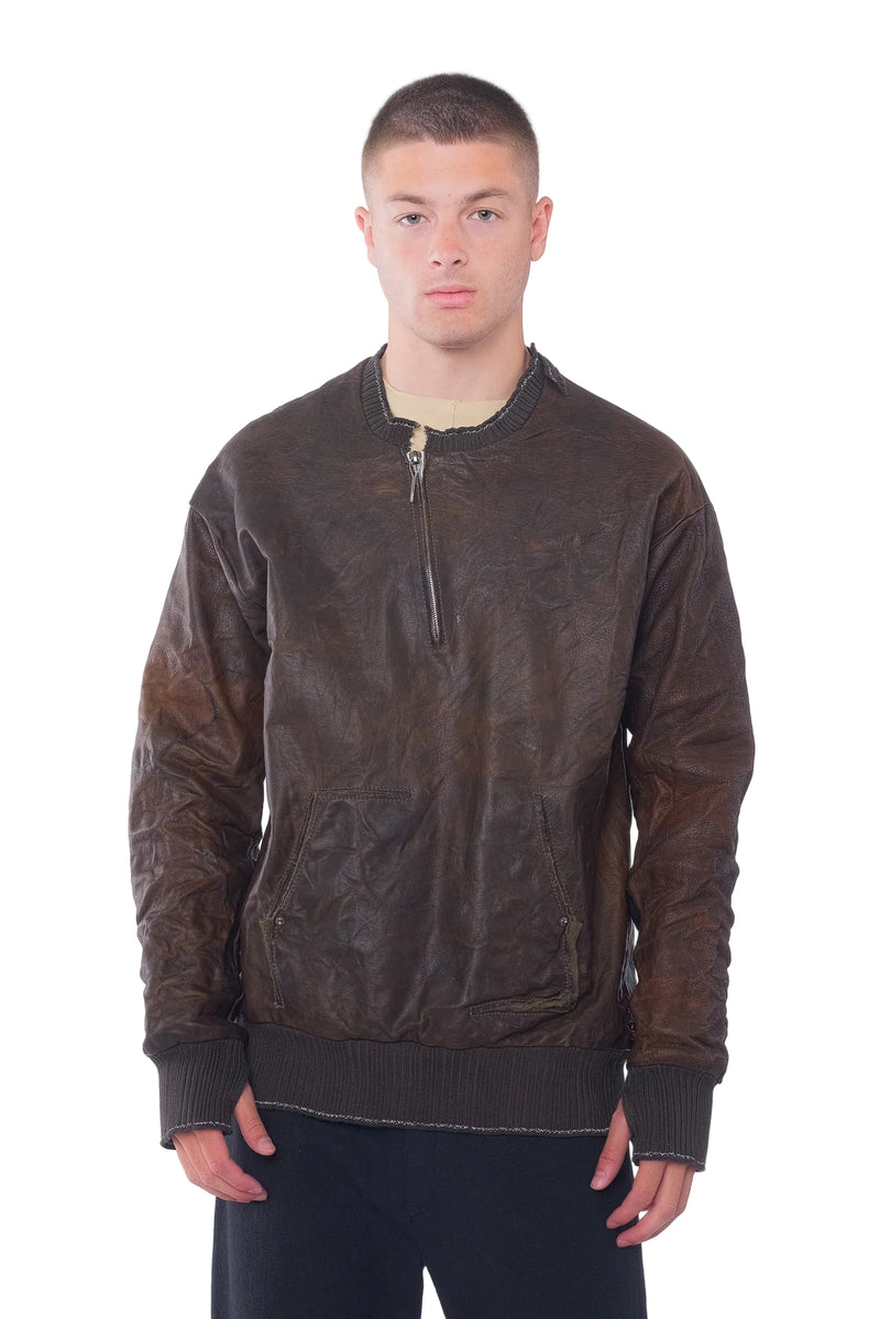 Bison Leather Displacement Parka