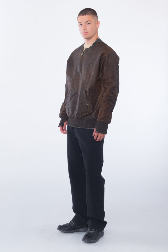 Bison Leather Displacement Parka