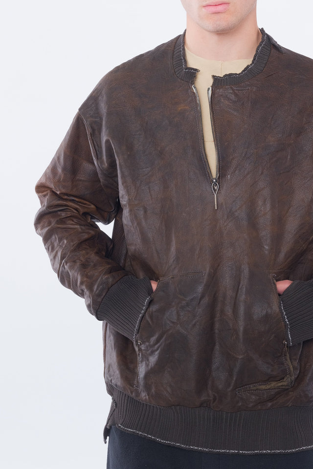 Bison Leather Displacement Parka