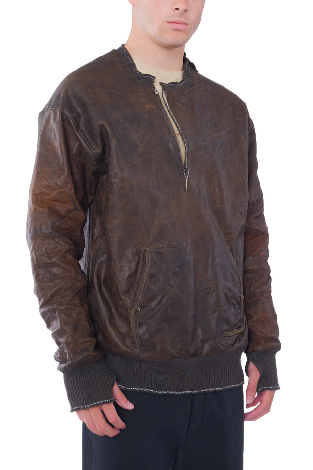 Bison Leather Displacement Parka
