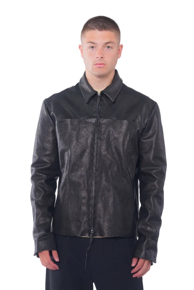 Zipped Buffalo Trucker Jacket