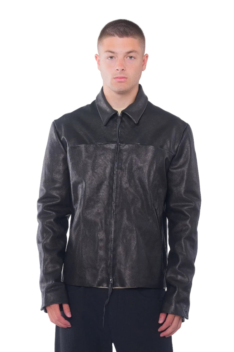 Zipped Buffalo Trucker Jacket