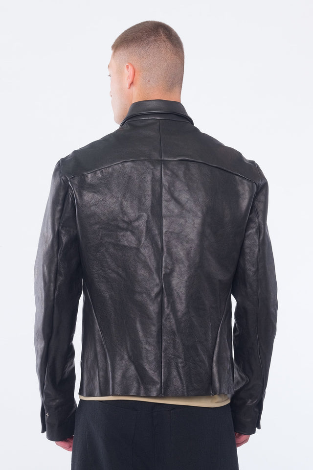 Zipped Buffalo Trucker Jacket