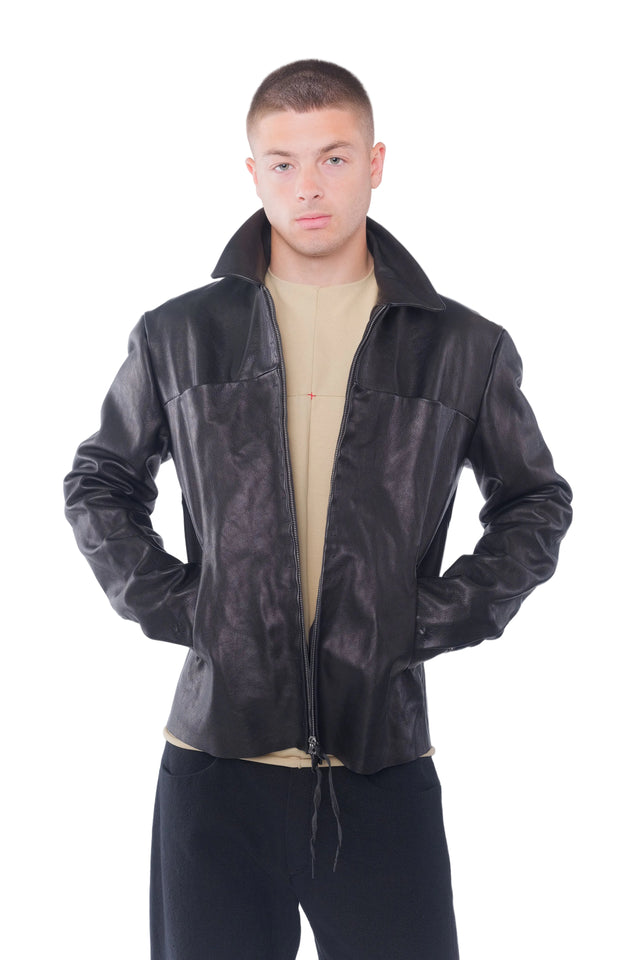 Zipped Buffalo Trucker Jacket