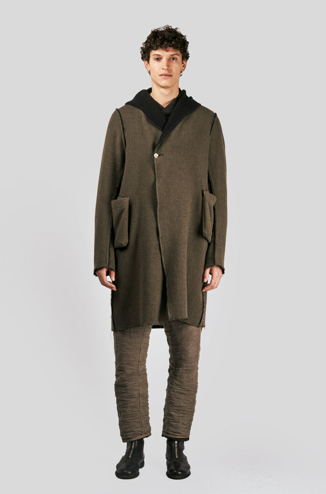 2 Face Coin Hooded Coat