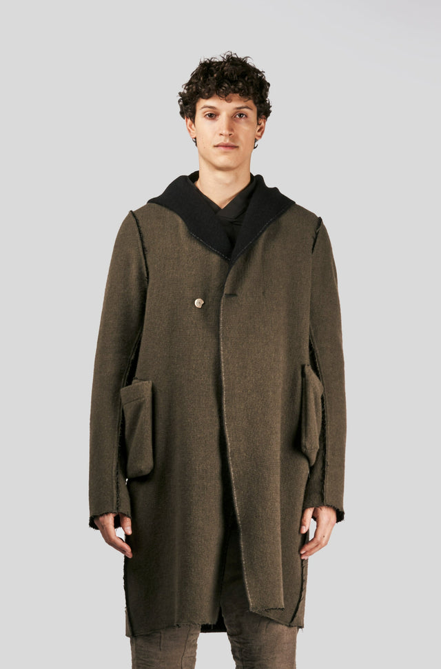 2 Face Coin Hooded Coat