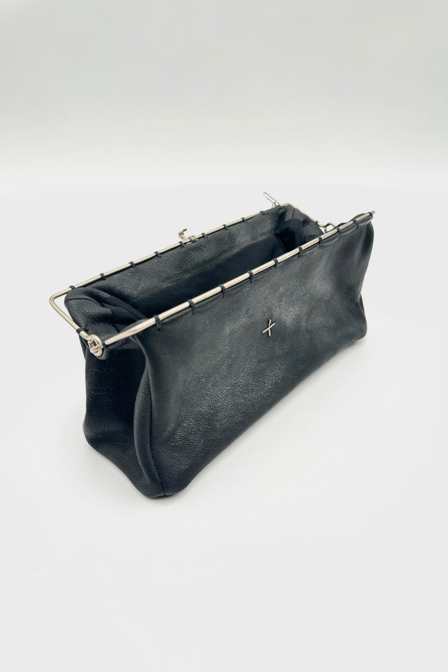 Distressed Silver Rim Pochette