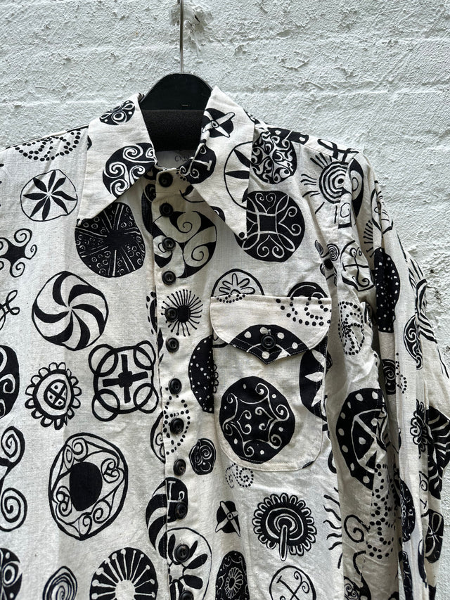 Spiral Print Clink Shirt