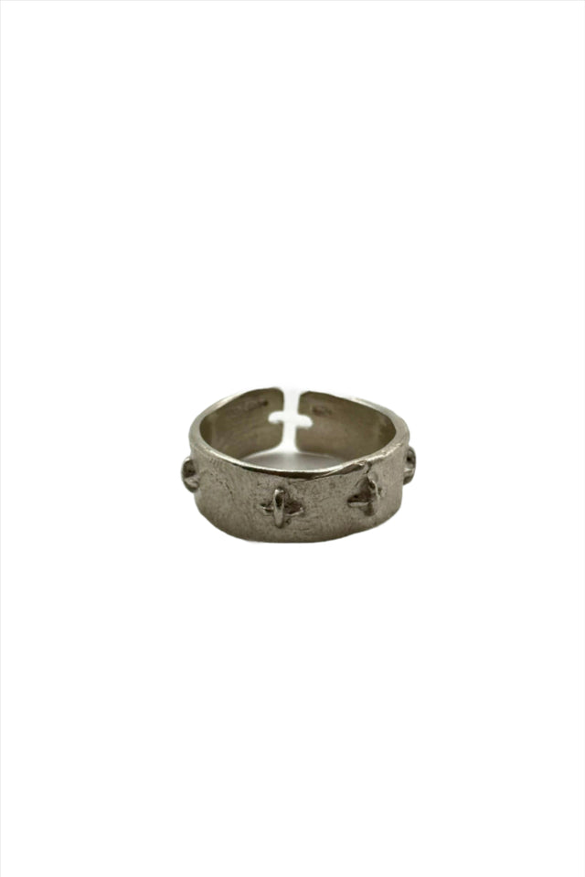 Stitched Multi Cross Ring