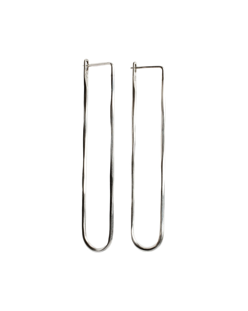 Loop Hammered Earrings