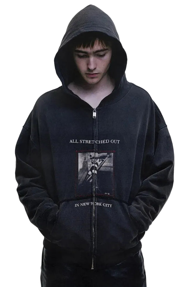 Stretched Out Thermal Hoodie