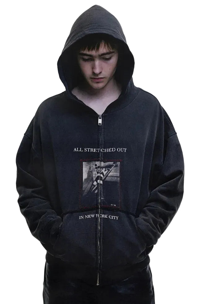 Stretched Out Thermal Hoodie