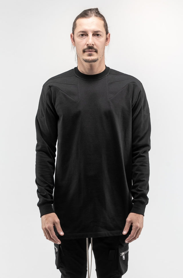Rick Owens DRKSHDW Baseball Tee Pearl Black | SOMEWHERE®
