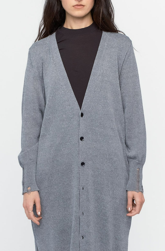 Long Sleeve Grey Cardigan