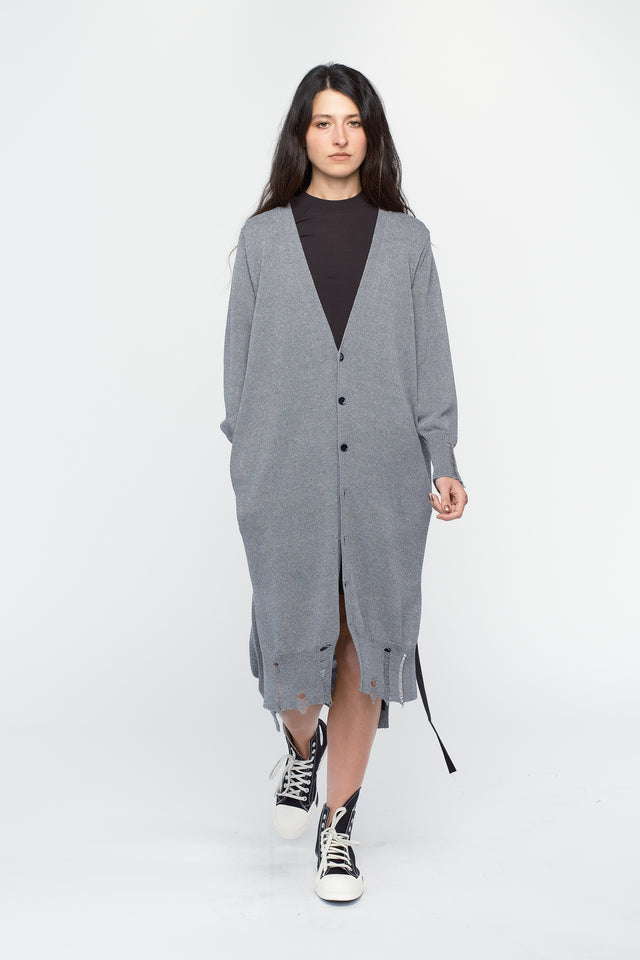 Long Sleeve Grey Cardigan