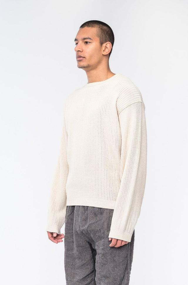 Biker Round Neck Sweater
