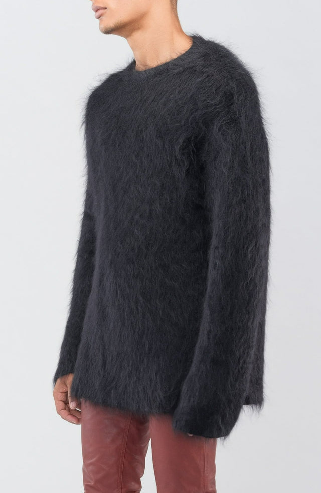 Fur Finish Crew Neck