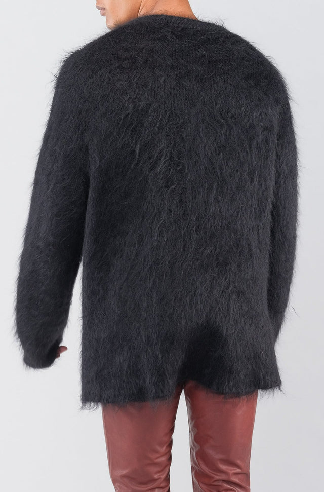 Fur Finish Crew Neck