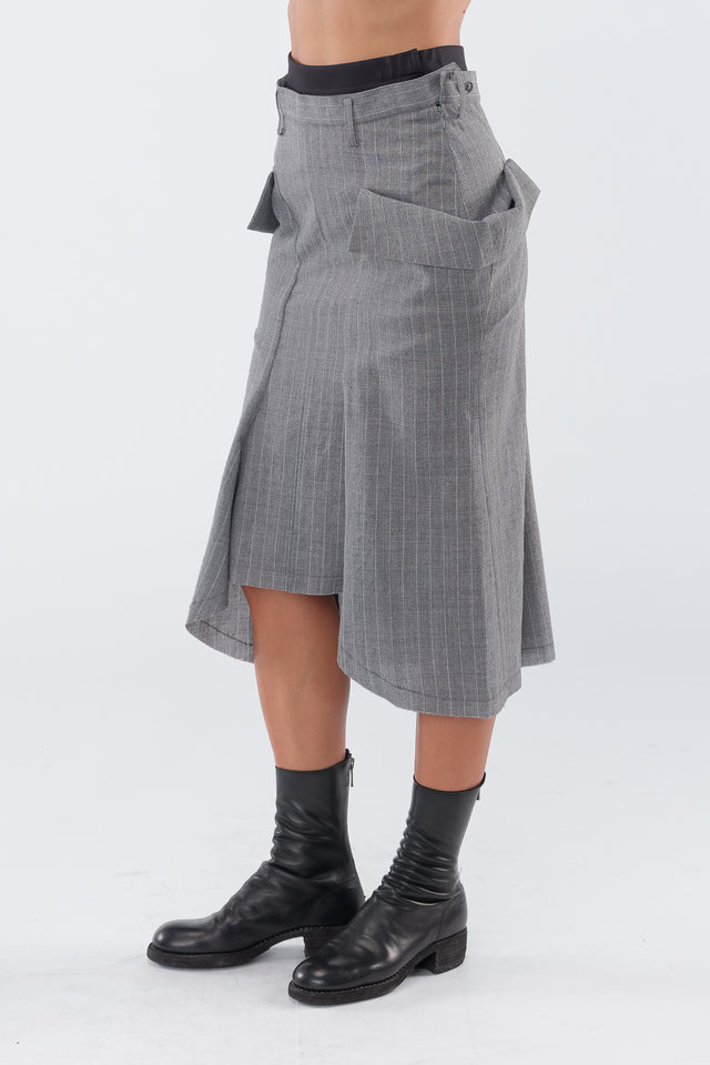 U-Layered Waist Skirt