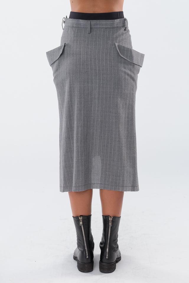 U-Layered Waist Skirt