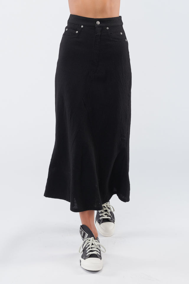 Knee Godet Skirt