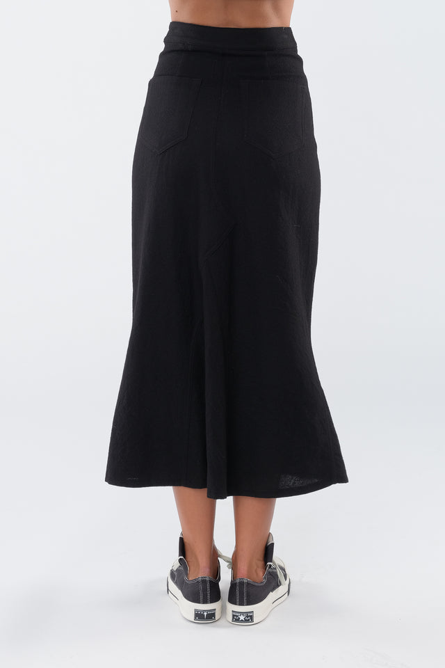 Knee Godet Skirt