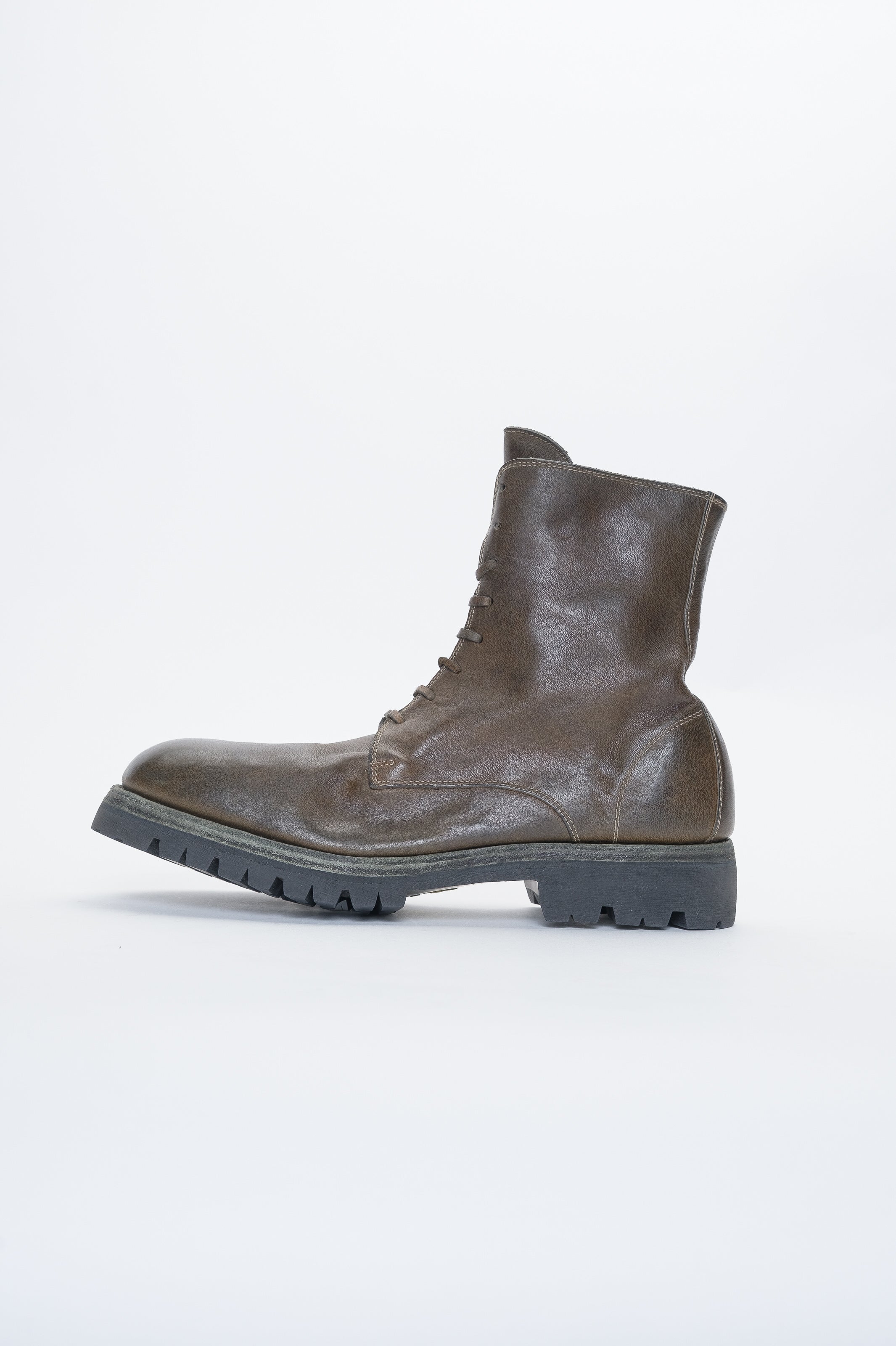 【GUIDI】SA06V KHAKI BROWN CV09T / CALF FG GUIDI Men's clog rubber sole sandals SA06V KHAKI BROWN CV09T