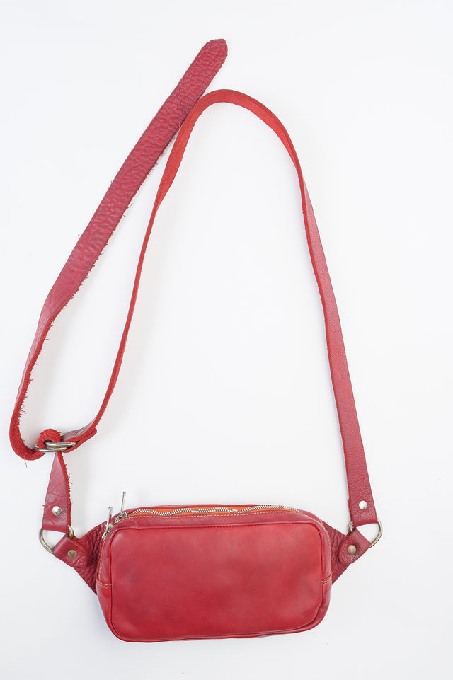 BV04 Red Soft Horse FG Fanny Pack