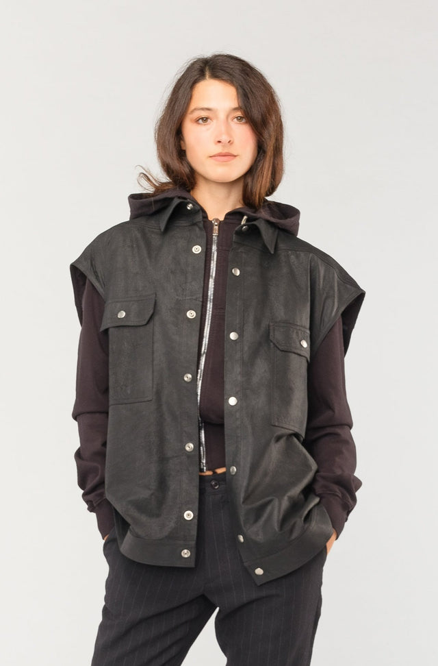 Sleeveless Jumbo Outershirt