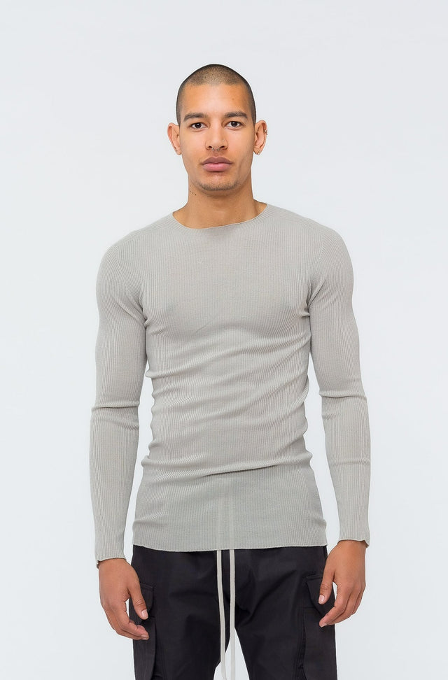 Ribbed Round Neck