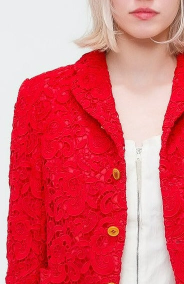 Red Lace Jacket