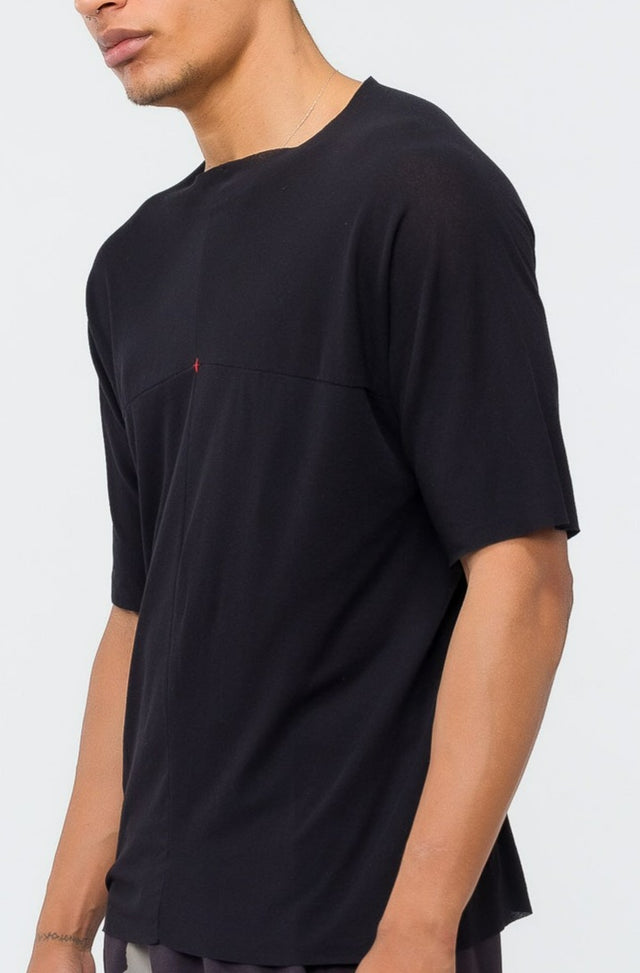 Black One Piece SS Tee