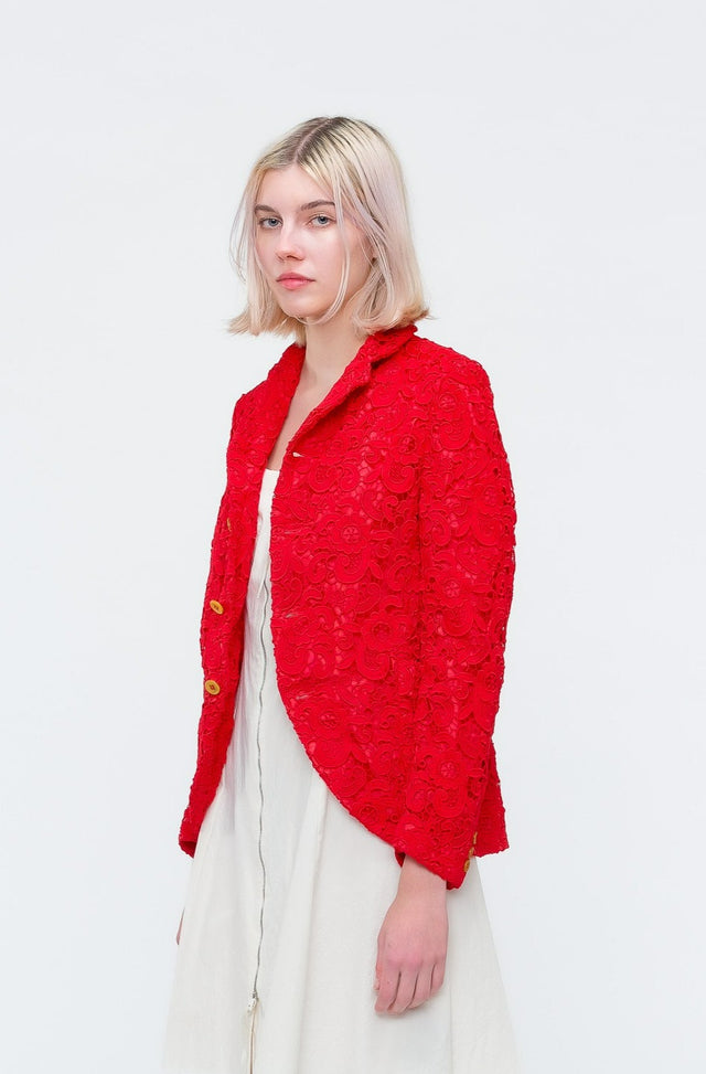 Red Lace Jacket
