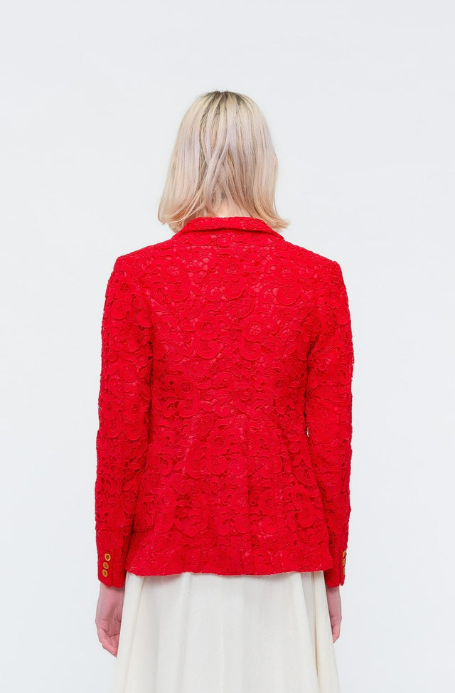 Red Lace Jacket