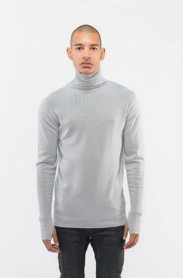 Light Gray KN6 Turtleneck