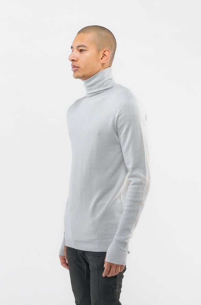 Light Gray KN6 Turtleneck