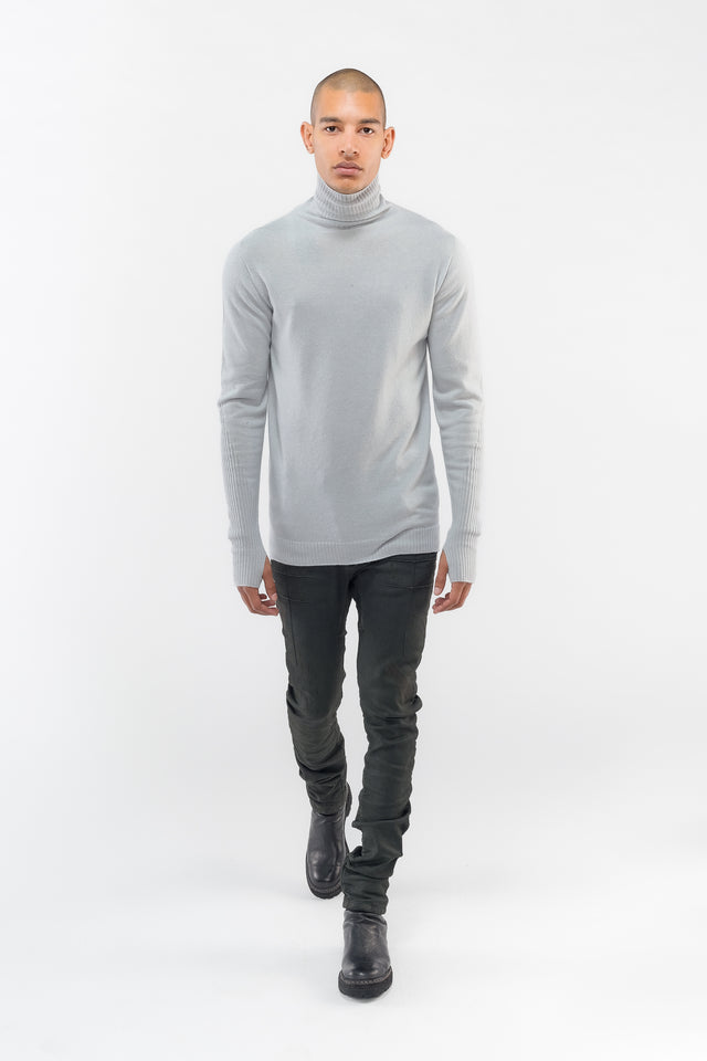 Light Gray KN6 Turtleneck