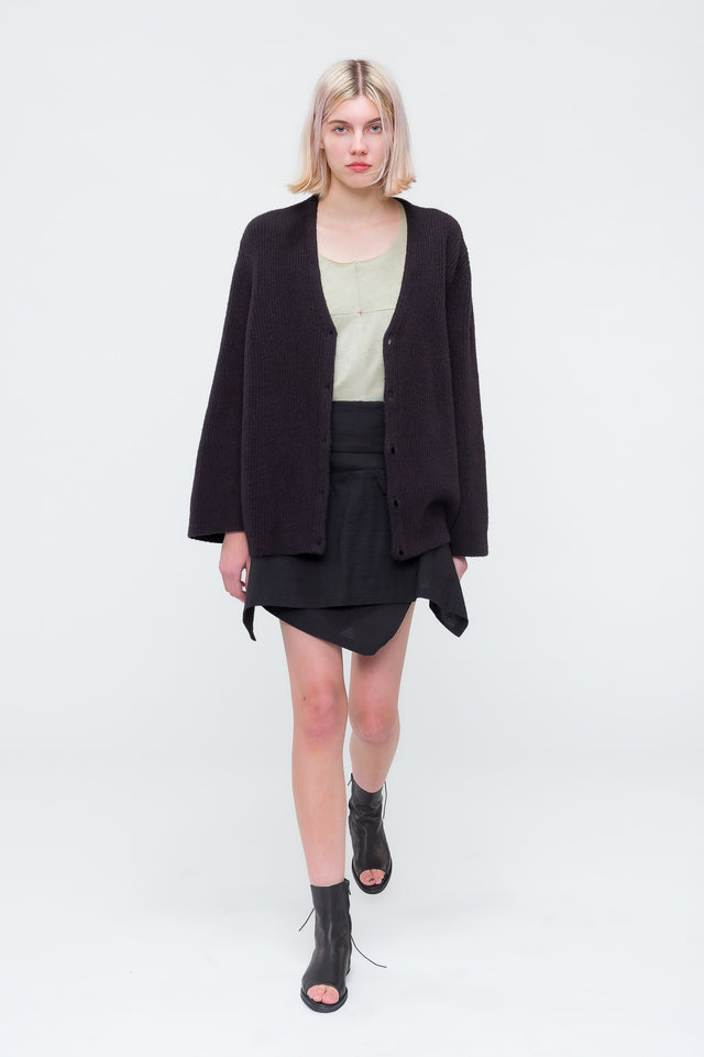 Ribbed Cardigan