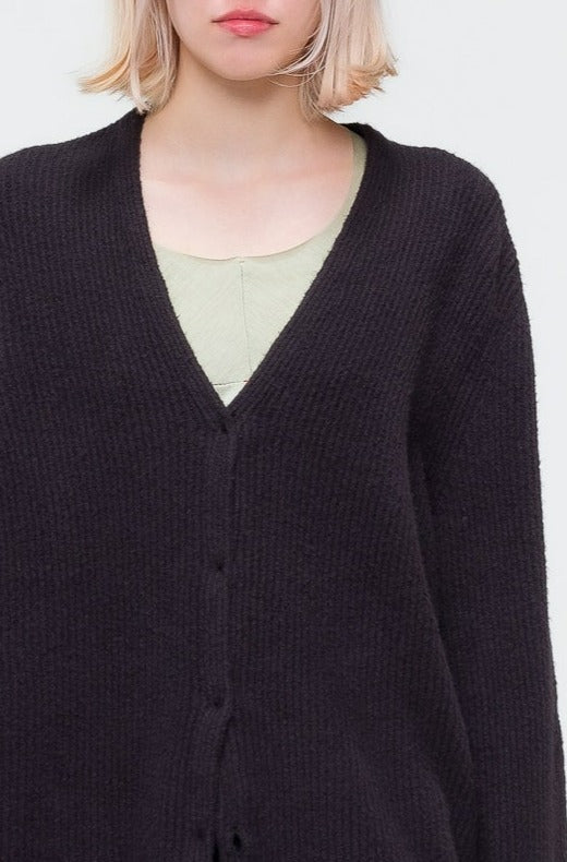 Ribbed Cardigan