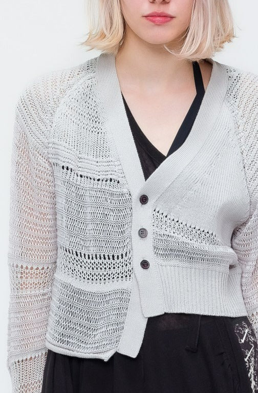 LG Open Knit Short Cardigan