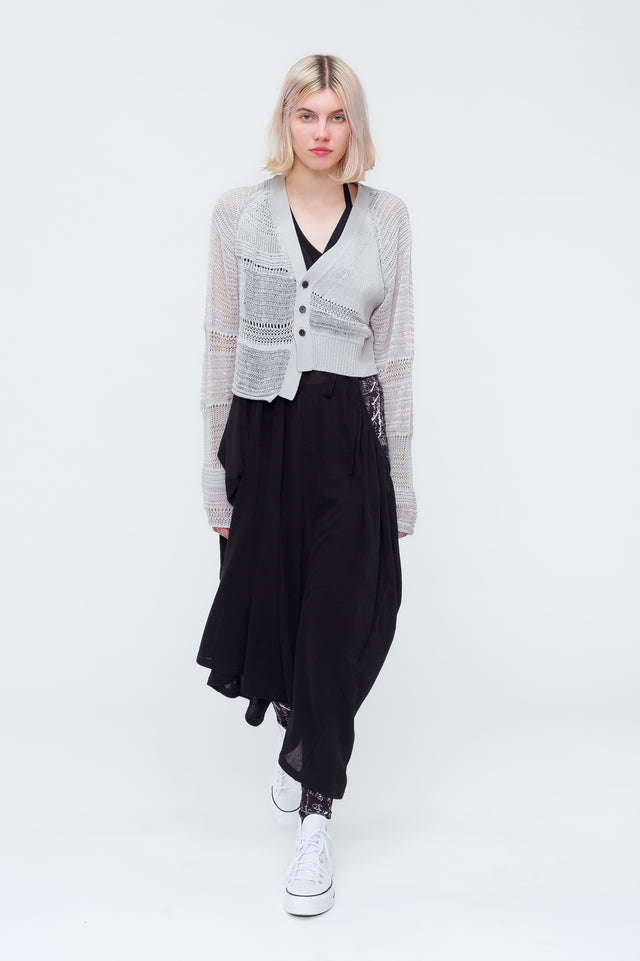 LG Open Knit Short Cardigan