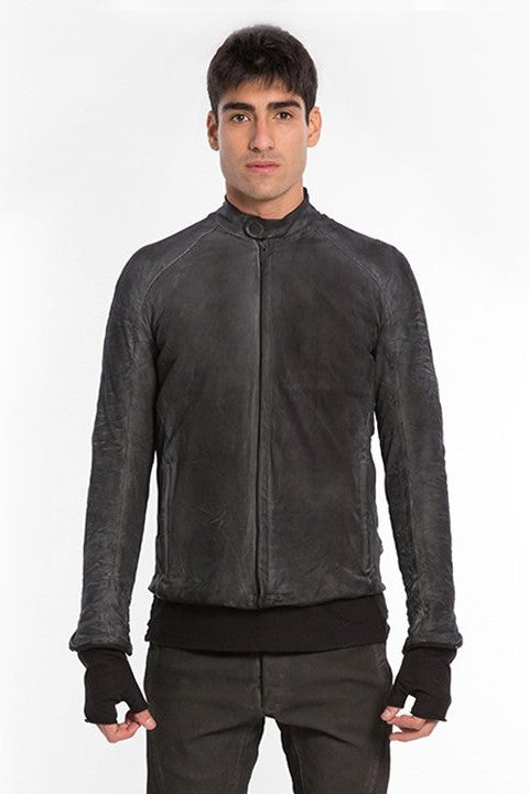 E Jacket In Leather