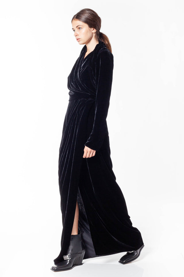 LS Wrap Gown